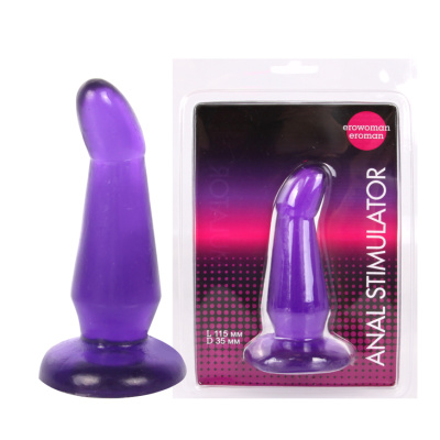 Стимулятор анальный ANAL STIMULATOR (втулка) L 115 мм D 35 мм цвет фиолетовый (EE-10015-5)