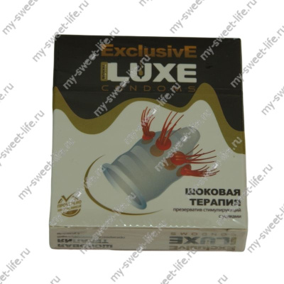 Презерватив Шоковая терапия 1шт. Luxe Exclusive (141037)