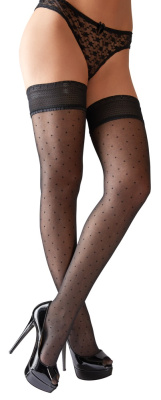 Чулки удерживающие Hold-up Stockings Dots 3 (25206301621)