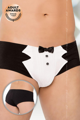 Шорты мужские Официант SoftLine Collection, черный, L (0T-00005081)