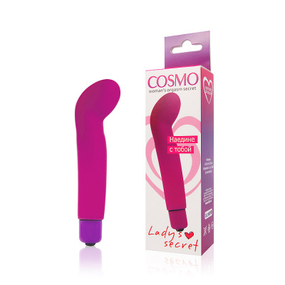 ВИБРОМАССАЖЁР цвет розовый, L 105 мм D 25 мм (CSM-23051)